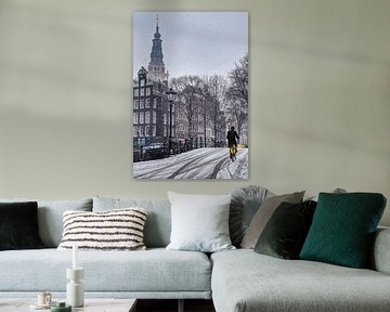 Amsterdam Winter Kloveniersburgwal van Hendrik-Jan Kornelis