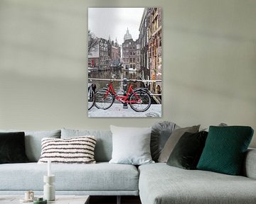 Amsterdam Winter Oudezijds Voorburgwal van Hendrik-Jan Kornelis