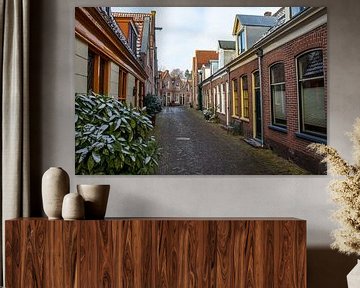 Geest, straatje in Alkmaar van peterheinspictures