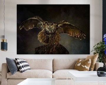 The European Eagle Owl by Natascha Worseling