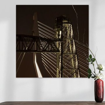 De Hef & Erasmusbrug by Night