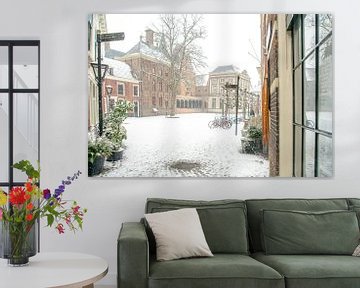 Leiden in de sneeuw von Dirk van Egmond