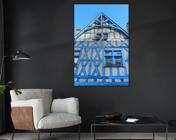 Blauw huis in Frankrijk by Dennis van de Water