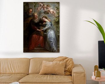 Die Unterrichtung von Maria, Nach Peter Paul Rubens