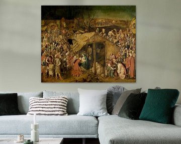 Aanbidding door de koningen, Pieter Brueghel de Jonge