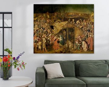 Aanbidding door de koningen, Pieter Brueghel de Jonge