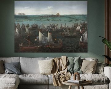Strijd tussen Nederlandse en Spaanse schepen op de Haarlemmermeer, Hendrick Cornelisz Vroom