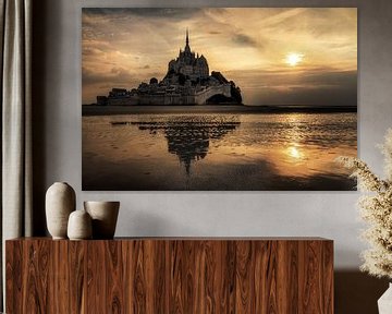 Obscurité du Mont Saint-Michel sur Dennis van de Water