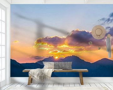 Sonnenaufgang im Allgäu von Walter G. Allgöwer