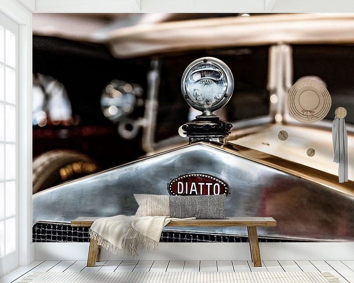 Sfeerimpressie behang: Diatto grille en radiator ornament van autofotografie nederland