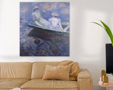 Op de boot, Claude Monet