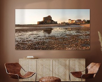 Frankrijk Opaalkust, Fort Ambleteuse. France Opal coast, Fort Ambleteuse.