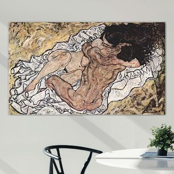 L'étreinte, Egon Schiele - 1917