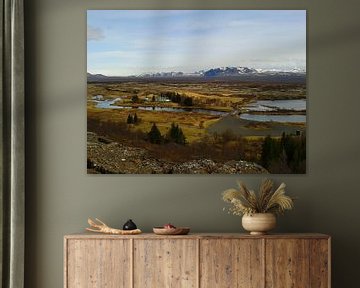 Pingvellir, IJsland van Jurrina Smit-Brink