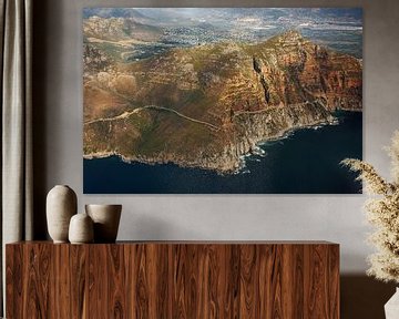 Cape peninsula aerial view VII - Chapmans Peak Drive by Meleah Fotografie