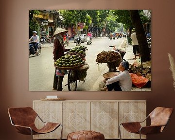 Typical Vietnamese street scene