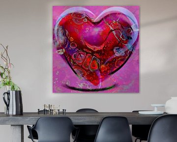 mijn kinderhart spreekt, kijkend door een roze bril