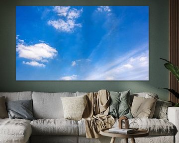 Blauer Himmel mit Wolken von Günter Albers