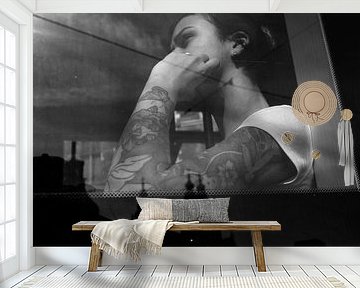 The woman with the tattoos by Fokko Muller