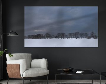 a minimalistic winter landscape sur Koen Ceusters