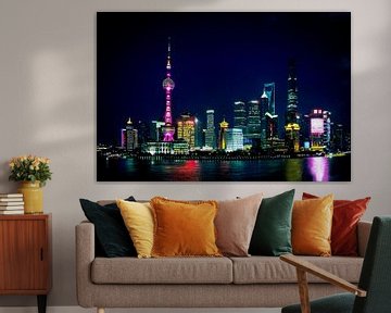 Shanghai skyline sur Edzard Boonen