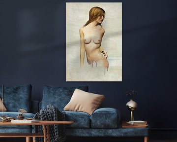 Erotic nude – Naked woman looking back