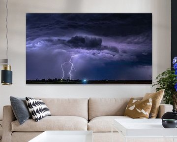 Kansas thunderstorm by Donny Kardienaal