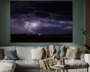 Kansas Thunderstorm van Donny Kardienaal