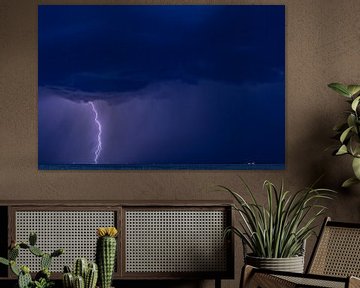 Kansas thunderstorm van Donny Kardienaal