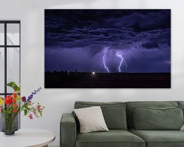 Kansas thunderstorm by Donny Kardienaal