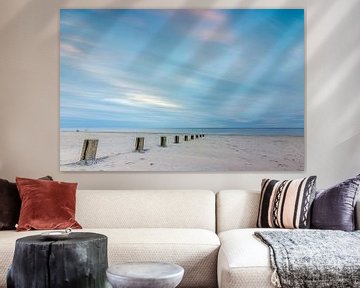 La plage de Vlieland sur Richard van der Zwan