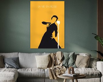 No224 MY Edith Piaf Minimal Music poster van Chungkong Art