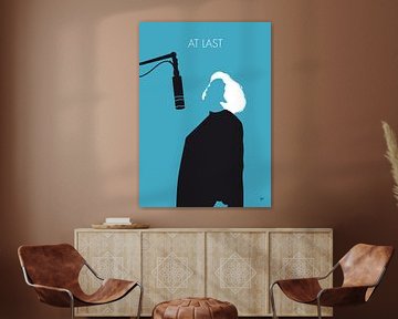 No235 MY ETTA JAMES Minimal Music Poster von Chungkong Art