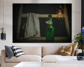 Bottle of Grolsch still life, by Joske Kempink