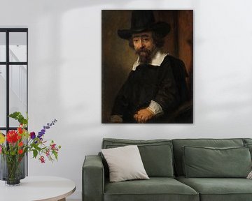 Portret van Dr. Ephraïm Bueno, Rembrandt van Rijn