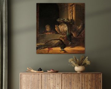 Stilleven met pauwen, Rembrandt van Rijn