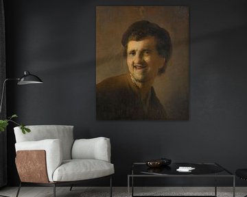 Lächelnder junger Mann, Rembrandt van Rijn