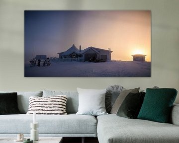 Lapland huis op de top. van Danny Leij