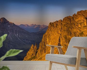 Zonsopgang, Biberkopf, Allgäu van Walter G. Allgöwer