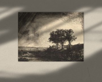 Die drei Bäume, Rembrandt van Rijn