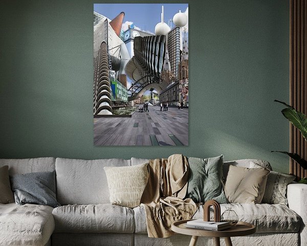 Collage Eindhoven City. Highlights der Stadt.