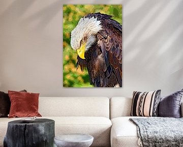 Bald eagle van Leopold Brix