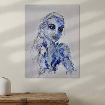 'Blue Iris' van Kim Rijntjes