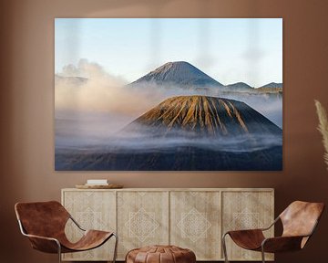 Morning light at volcano Mt. Bromo by Ralf Lehmann