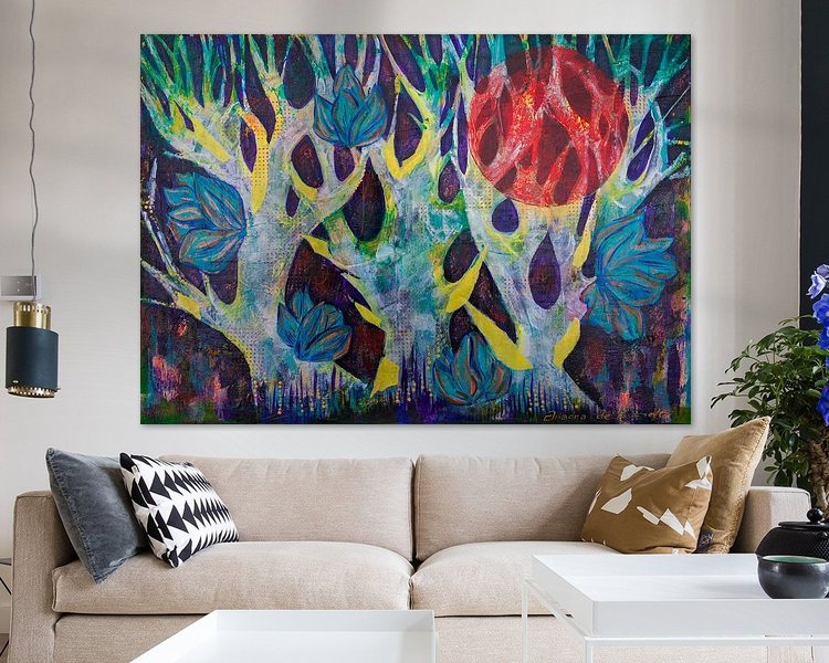 Example of the artwork in a room