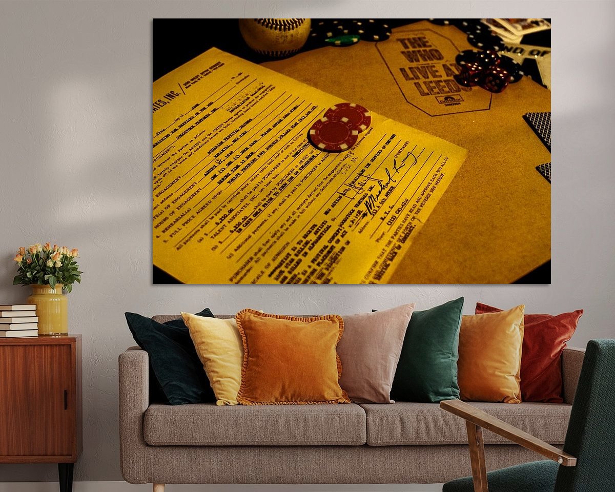 Example of the artwork in a room