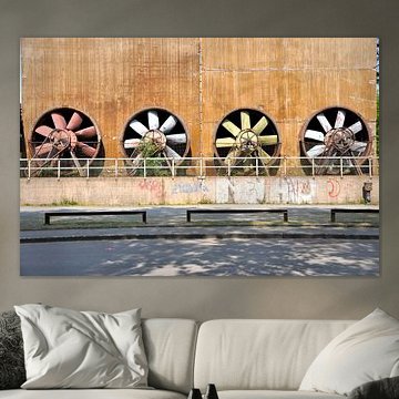 Colorful ventilators