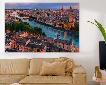 Blick über Verona, Italien