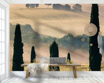 Sunrise at Vitaleta Chapel, Tuscany, Italy by Henk Meijer Photography