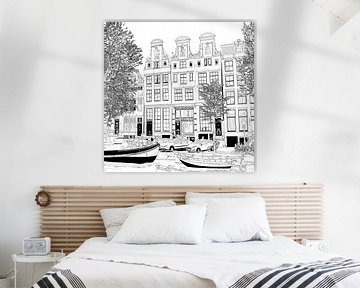 Dessin Herengracht 55-65 Amsterdam